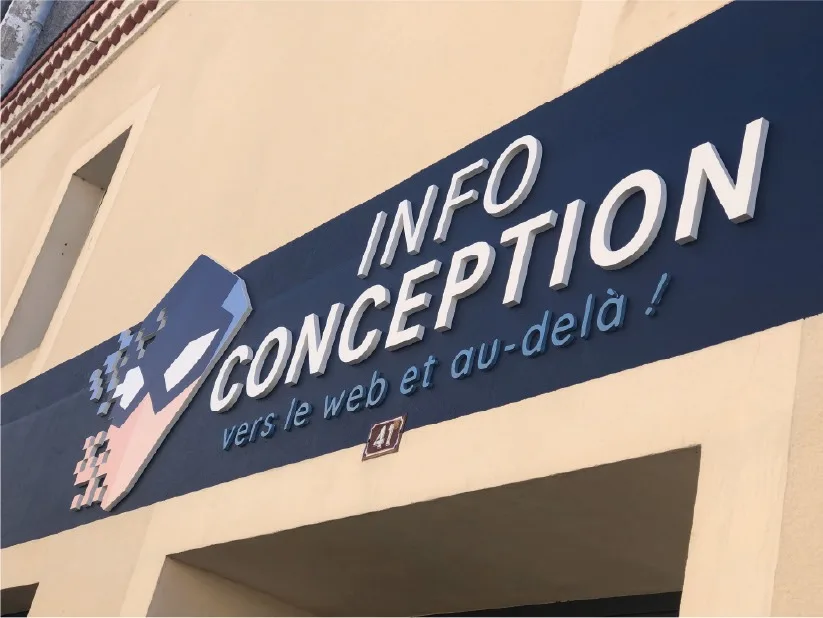 Réalisation Enseigne POPXL