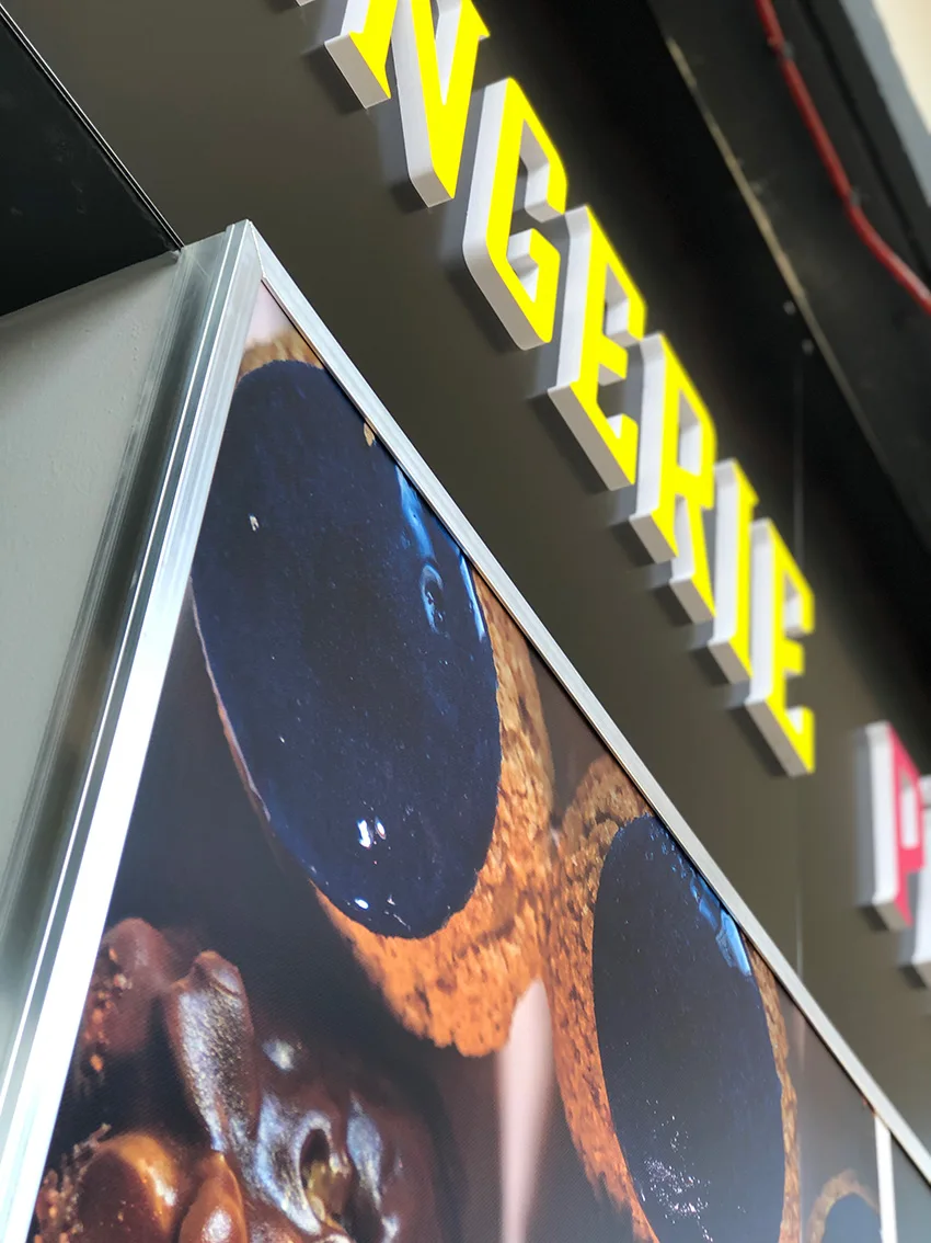 Réalisation Enseigne POPXL