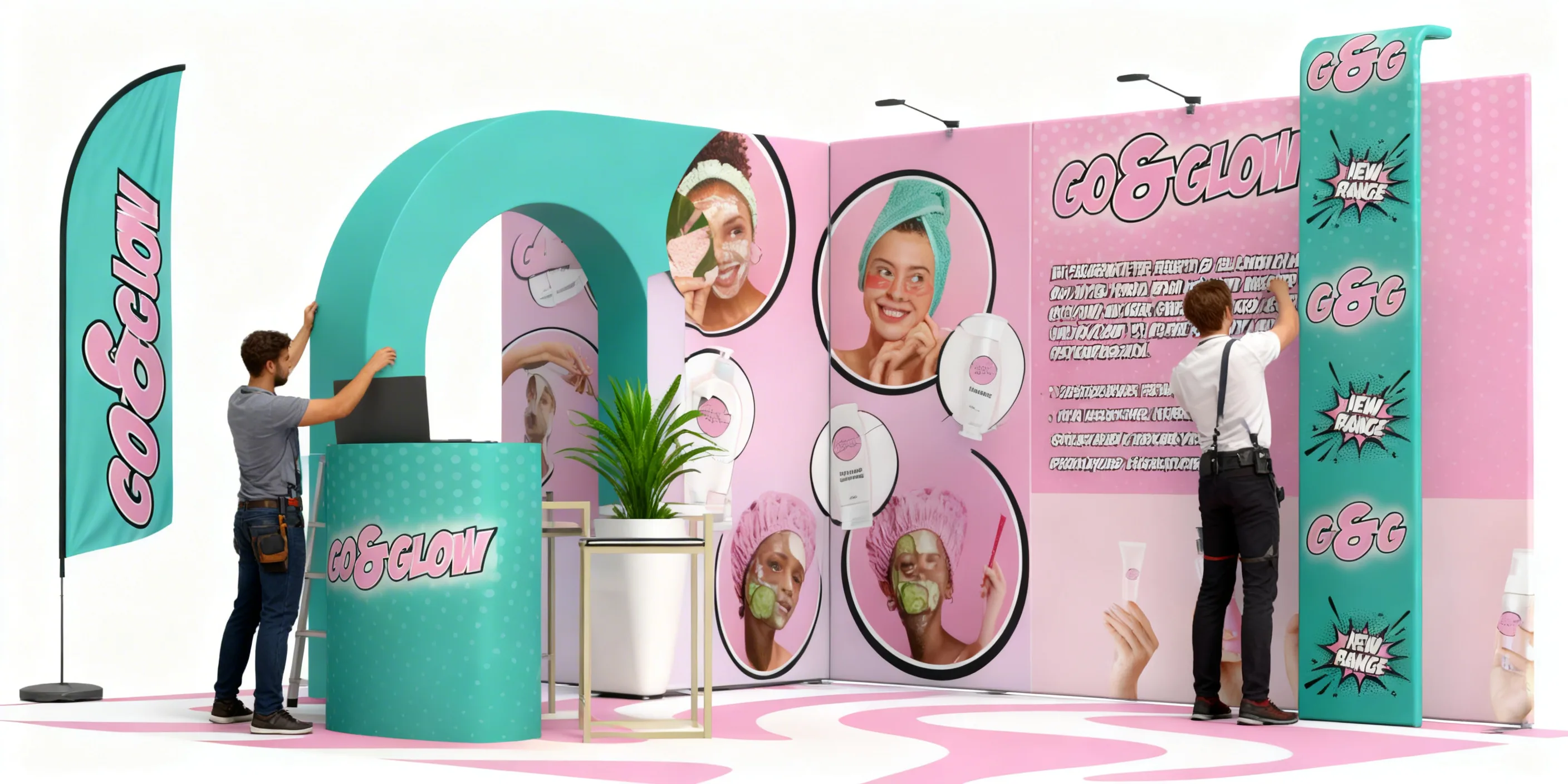 Stand d'exposition et PLV événementielle POPXL