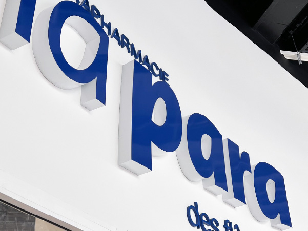 Fabrication d'enseignes et habillage de façade POPXL