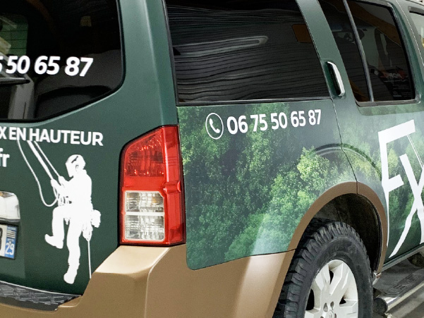 Covering et habillage de véhicule publicitaire POPXL